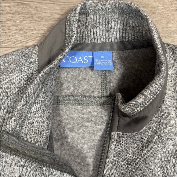 COAST women’s xl grey vest golf zip up - Picture 2 of 3